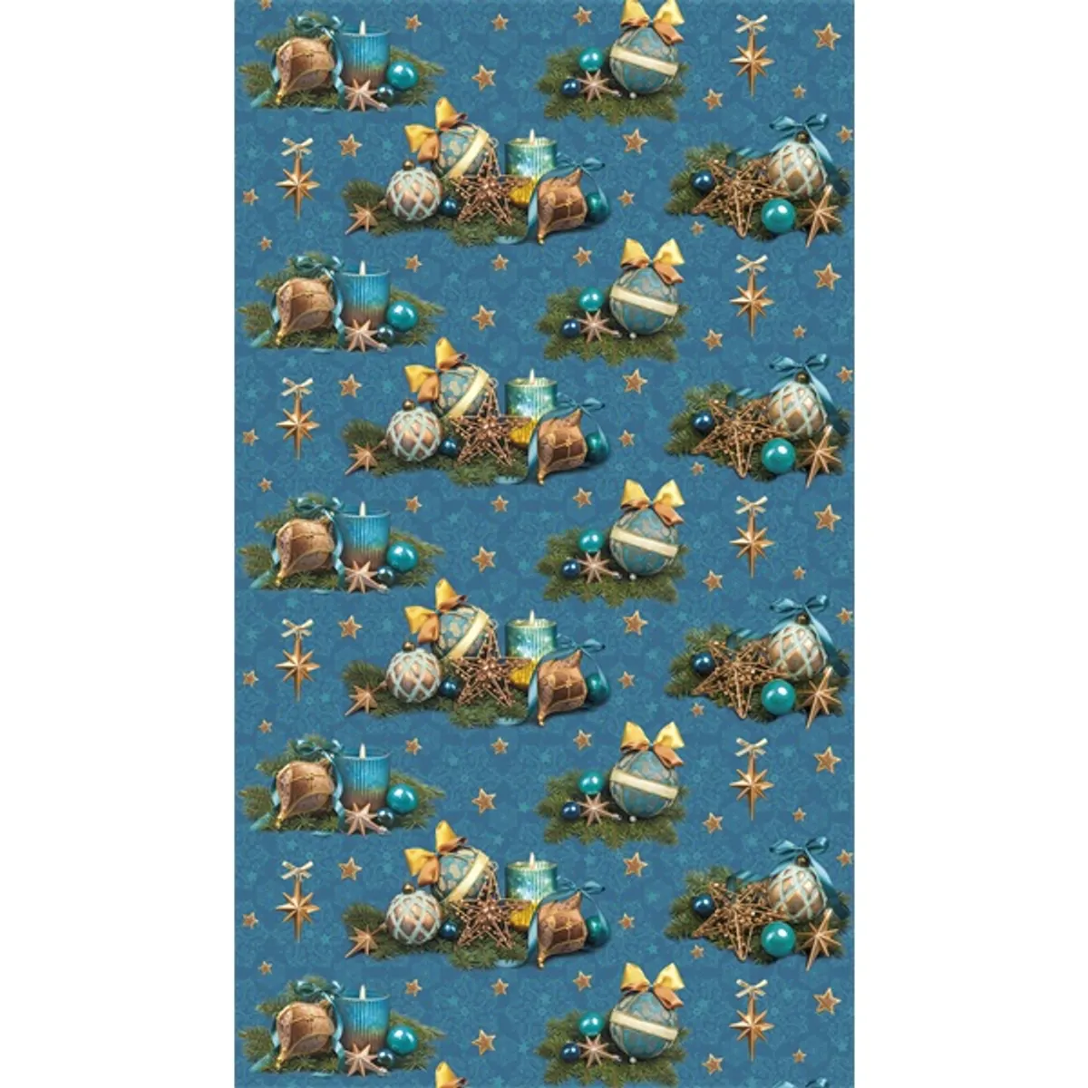 IRIS Karácsonyi tekercses csomagolópapír,  200x70cm, különböző mintákkal, 60g/m2 #4