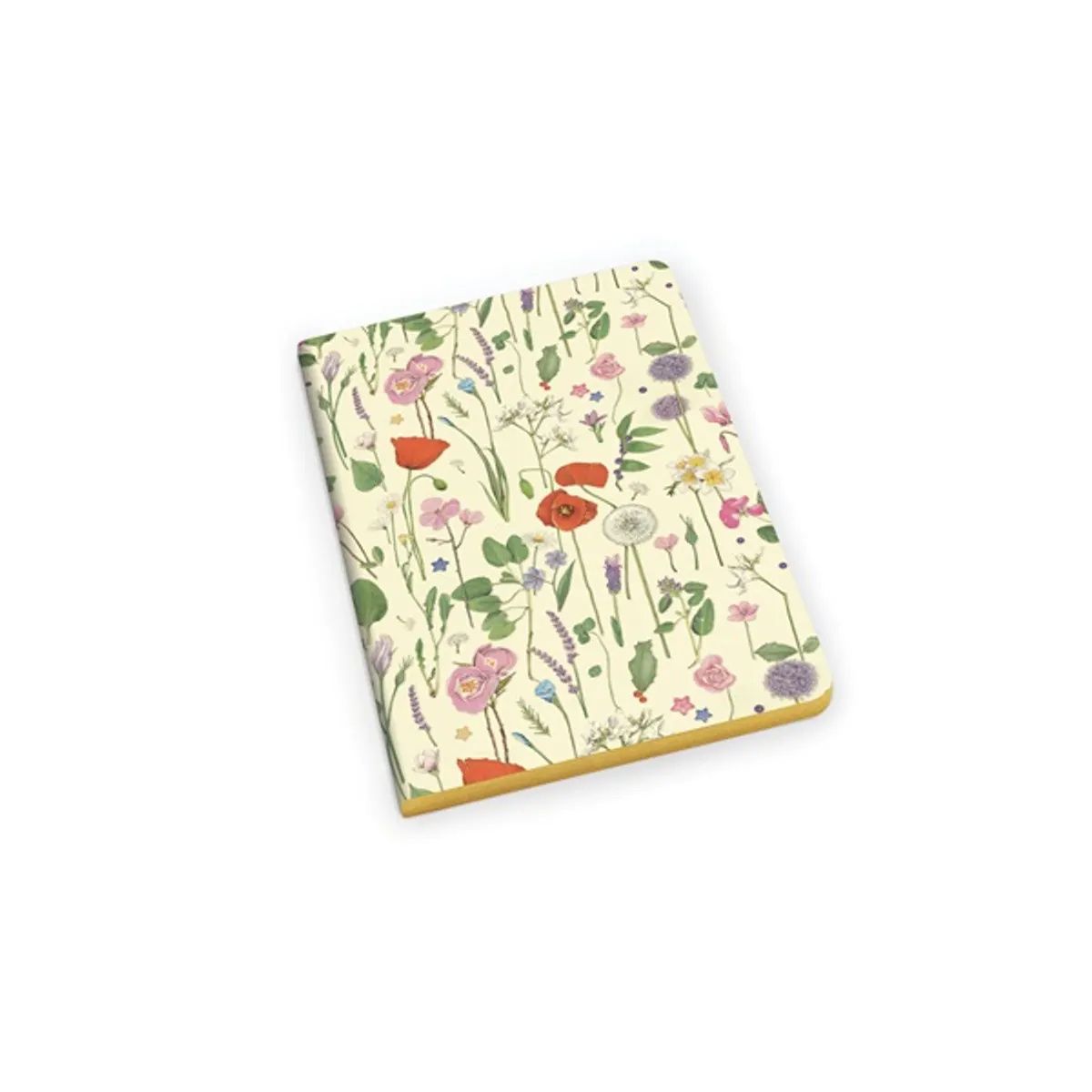 Kartos Summer Flowers 1 db A5 arany élfestett füzet #1