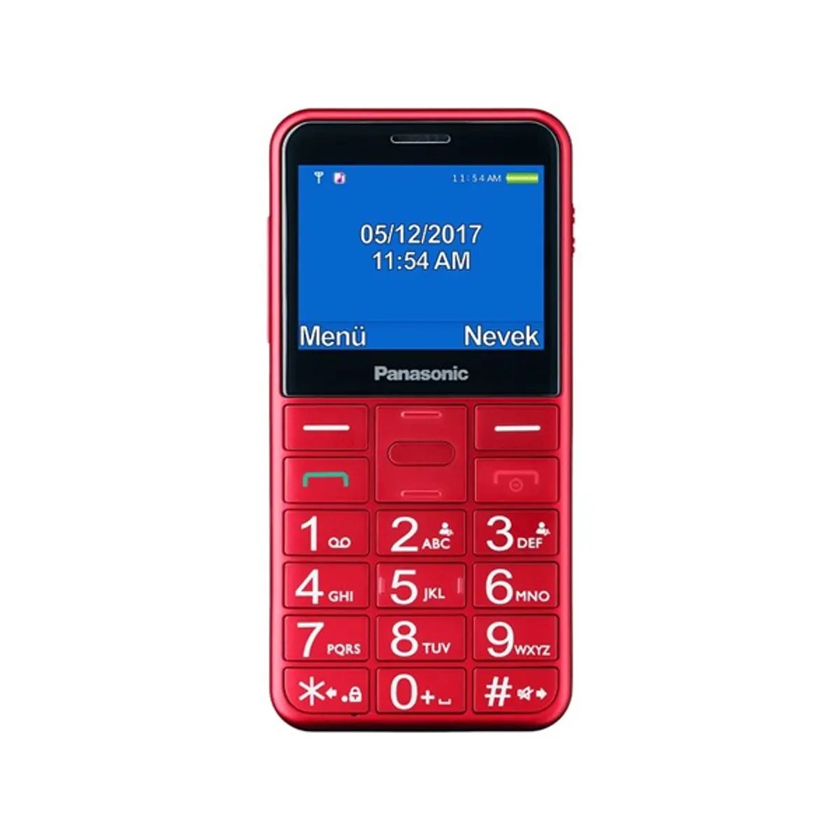 Panasonic KX-TU155EXRN 2,4" piros mobiltelefon #2