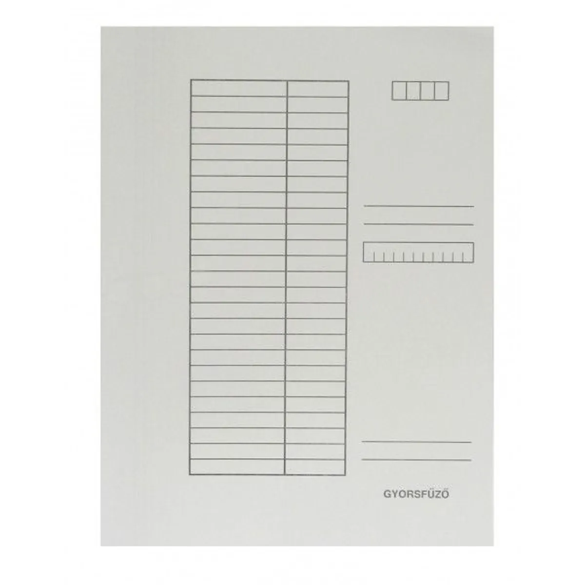 A4 karton fehér gyorsfűző #1