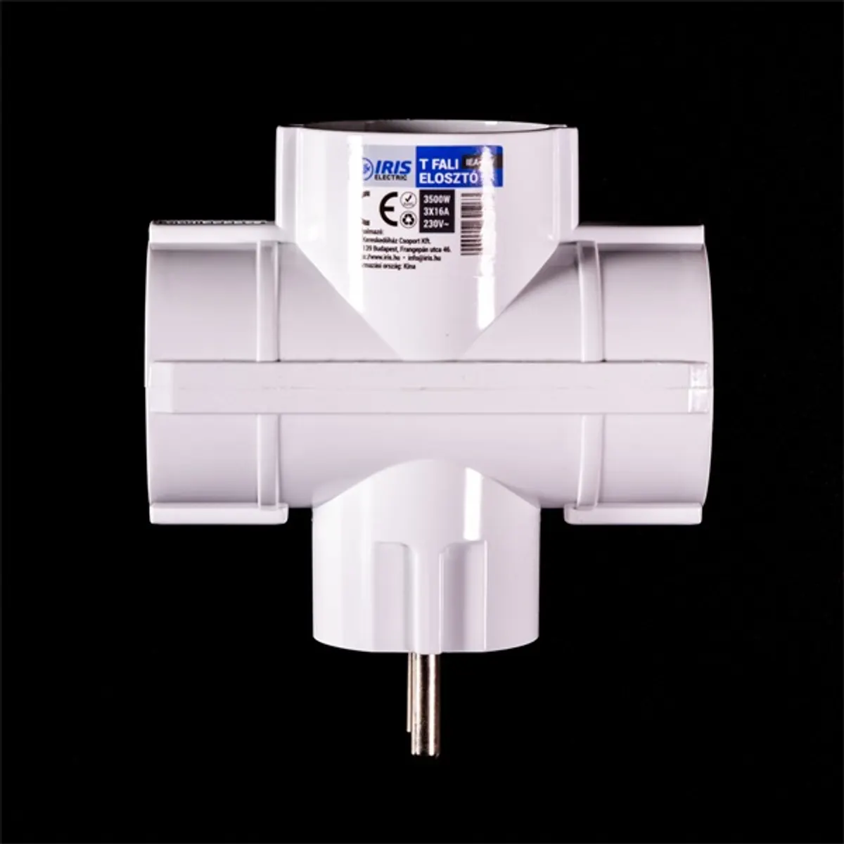 IRIS Electric IEA-3W fali T elosztó 3 aljzattal 3X16A #1