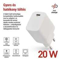 Emos GaN PD 20 W max. univerzális USB töltő #2