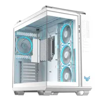 Asus TUF GAMING GT502 HORIZON fehér (táp nélküli) ablakos ATX ház