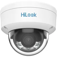 HiLook IPC-D129HA(2.8mm) /Kültéri/2MP/2,8mm/Láthatófény 30m/DWDR/IK08/MD 2.0/ColorVu PoE IP dóm kamera