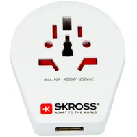 SKROSS 1.500266 World to Europe USB - csatlakozó átalakító európába utazóknak + USB #3