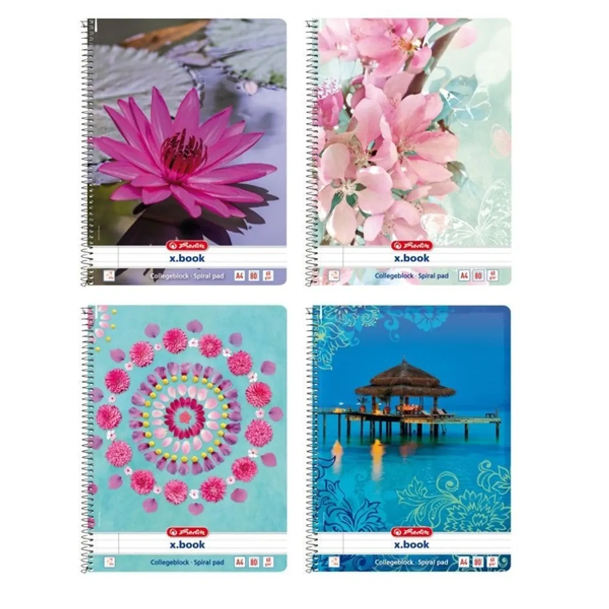 Herlitz Design Spa A4 80lapos vonalas spirálfüzet #1