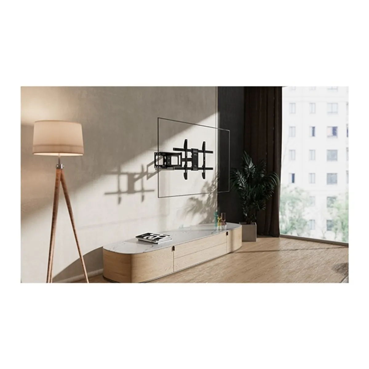 Stell SHO 5620 32"-70" VESA 600x400 kihúzható fali konzol #10