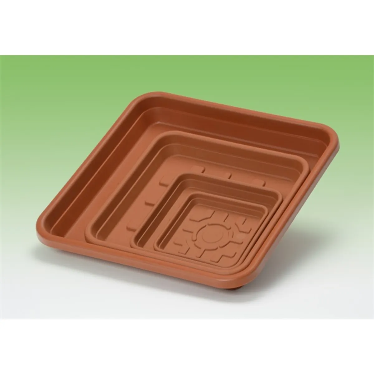 FLAIR Sydney 61298 terra 20x20 alátéttel szögletes virágcserép #4