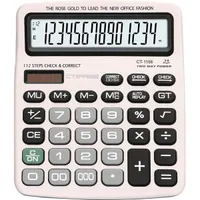 CTIFREE CT-1156 számológép, 155x195mm, 14 számjegy, dual power, 2 év garancia