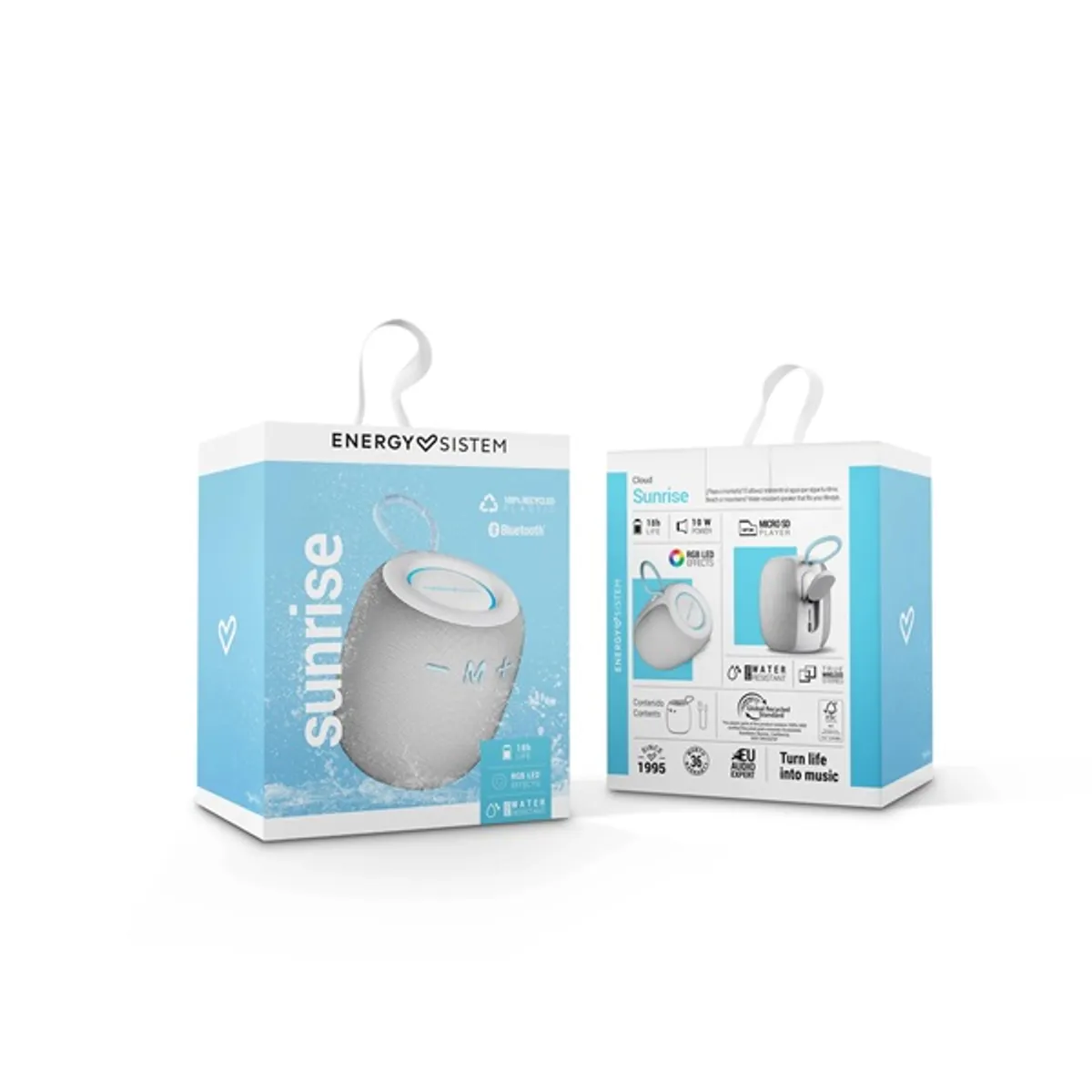 Energy Sistem EN 458288 Sunrise felhőszürke Bluetooth hangszóró #6