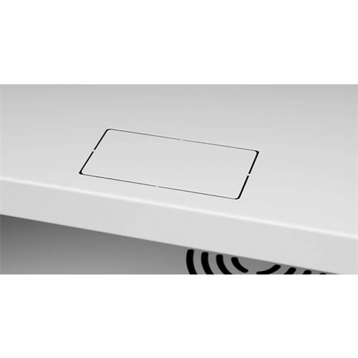 Stalflex RC19-4U-450MG 19" 4U 450 mm mély lapraszerelt szürke fém ajtós fali rack szekrény #6