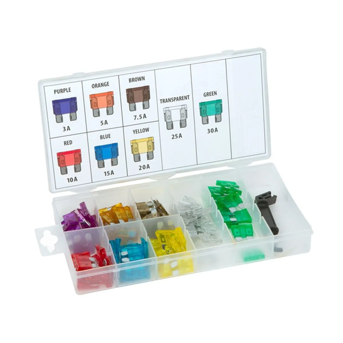 MNC 05715 97db 3-30A biztosíték készlet + kiszedő #1