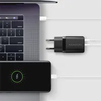 Axagon ACU-PQ30 USB-C + QC3.0 30W fekete fali töltő #5