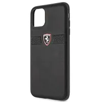 FERRARI Off Track iPhone 11 Pro Max fekete szemcsés bőr hátlap #2