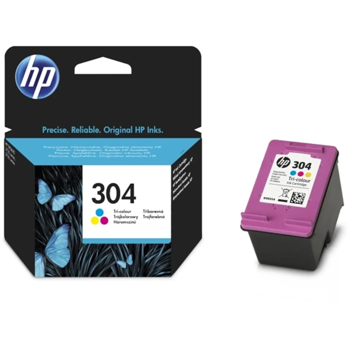 HP N9K05AE (304) háromszínű tintapatron #2