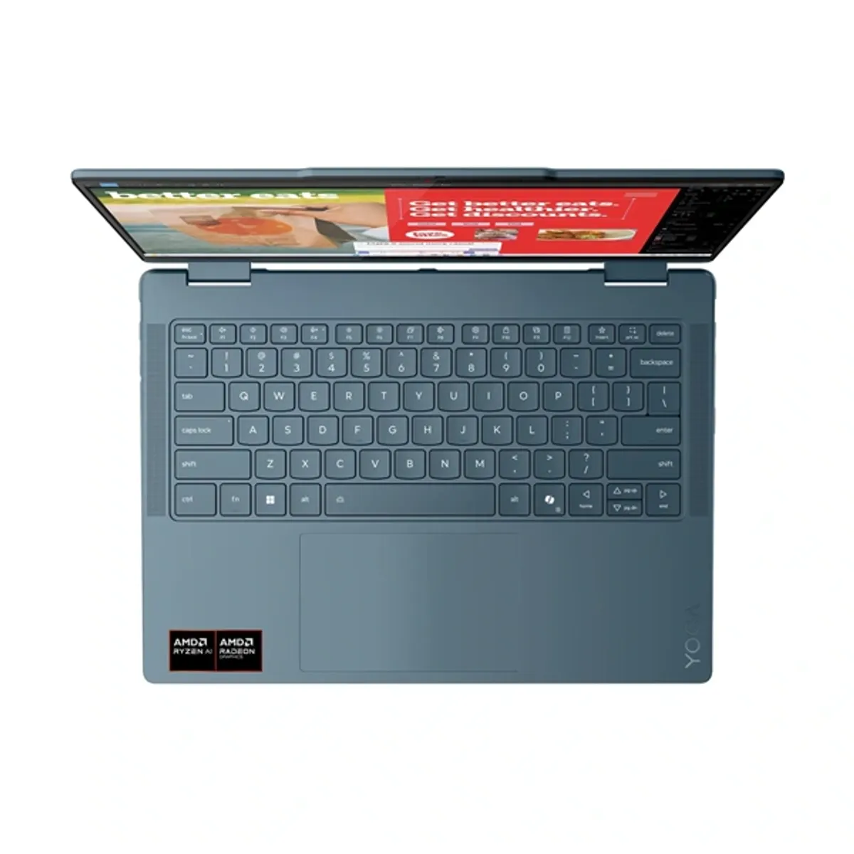 Lenovo Yoga 7 14AKP10 14"WUXGA Touch/AMD Ryzen AI 5 340/16GB/512GB/Int.VGA/Win11/Alu ház/kagylóhéj laptop + Sleeve #2