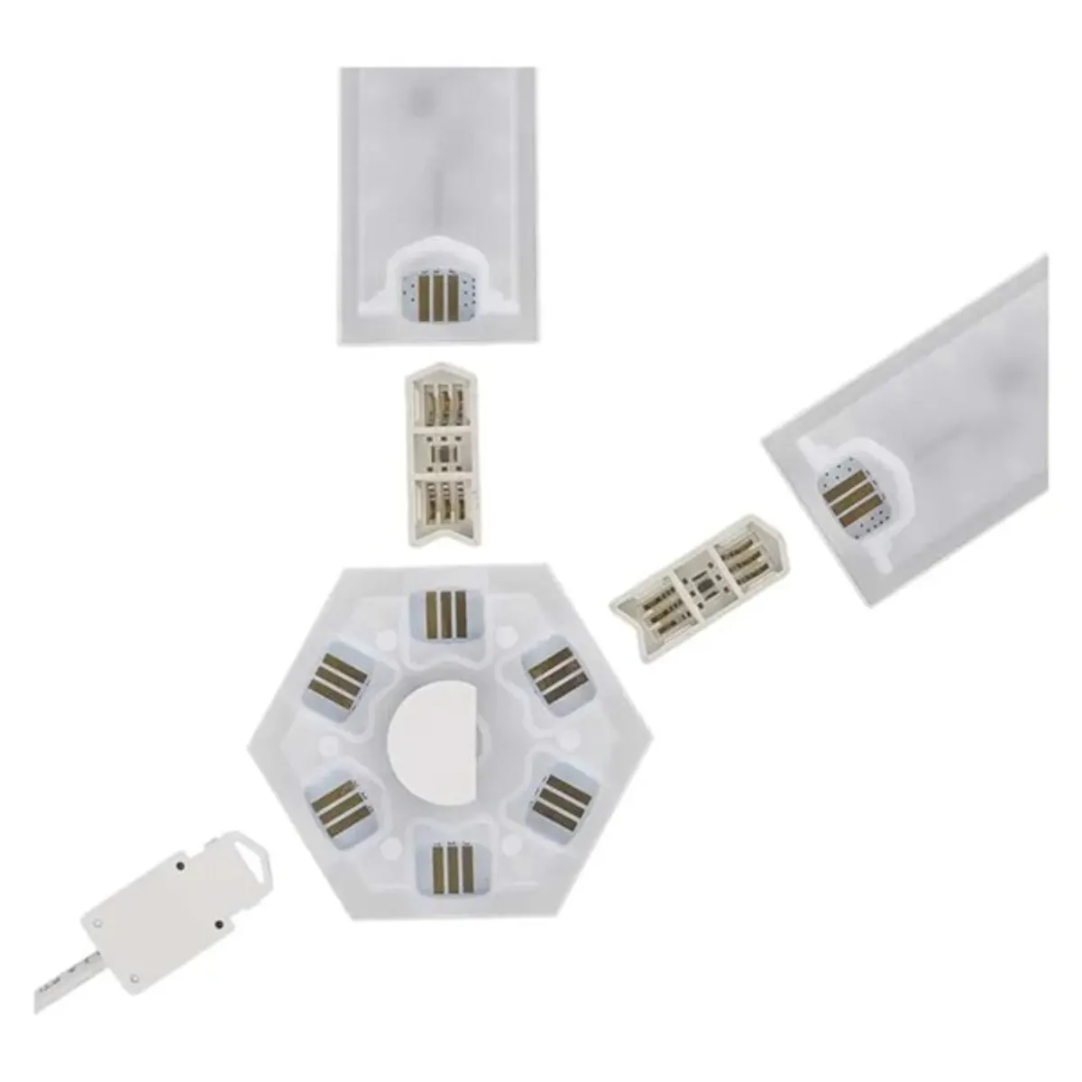 Emos GoSmart Lines fekete, 9 részből álló, 34 W, RGBIC dimmelhető, WiFi LED lámpa #10