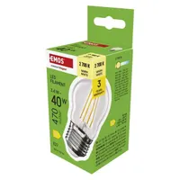 Emos ZF6D22 E27/3,4 W (40 W)/470 lm/meleg fehér filament mini globe LED izzó #2