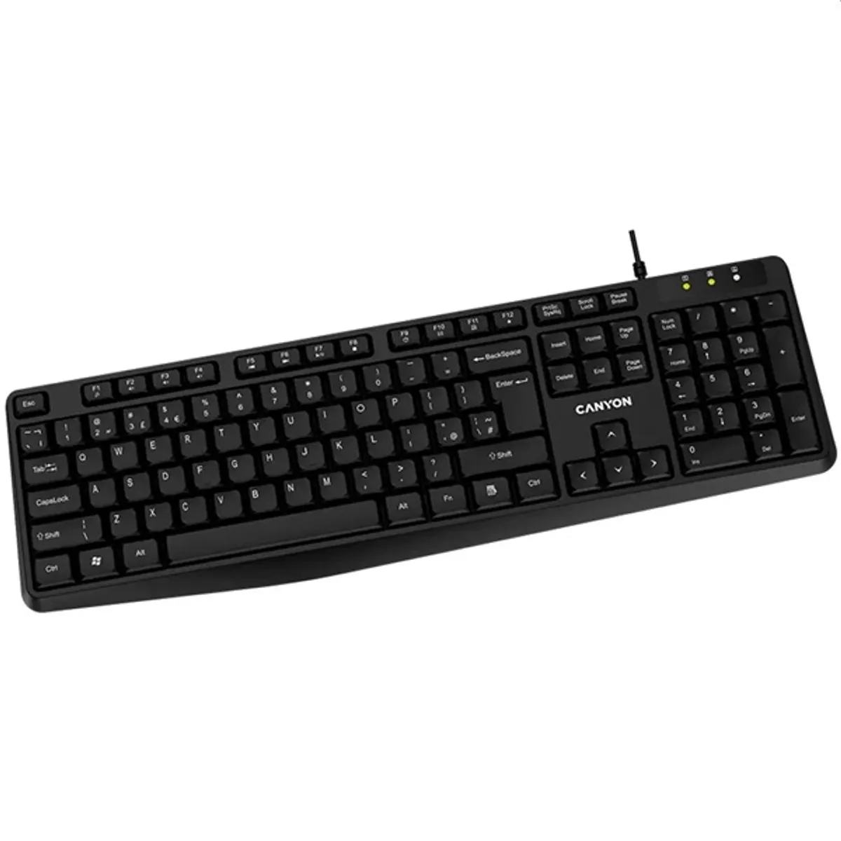 Canyon KB-1 USB cseppálló magyar membrán billentyűzet fekete #2