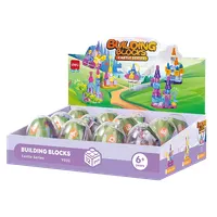 Deli Kastélyok, 6 féle modell,  építőjáték tojásban