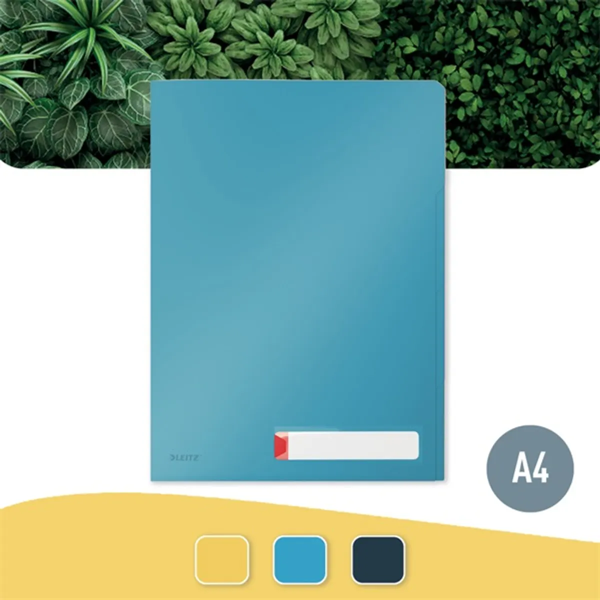 Leitz COSY Privacy A4 PP nyugodt kék rendszerező genotherm #2