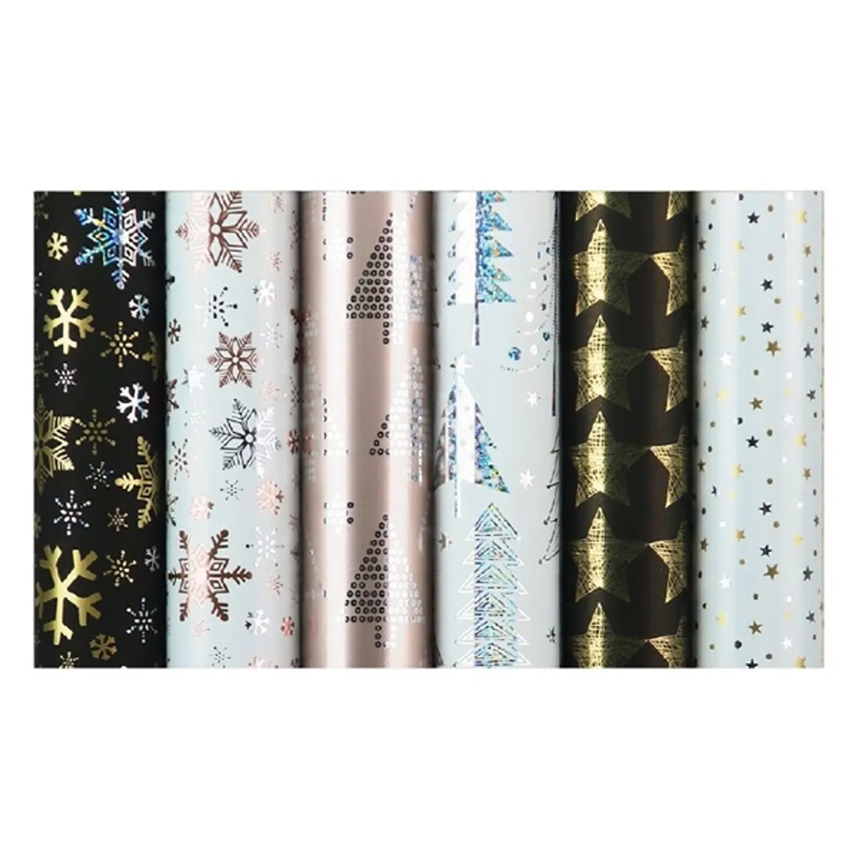 Rotolux NORDIC LIGHTS 0,7x1,5m metalizált és holografikus csomagolópapír #1