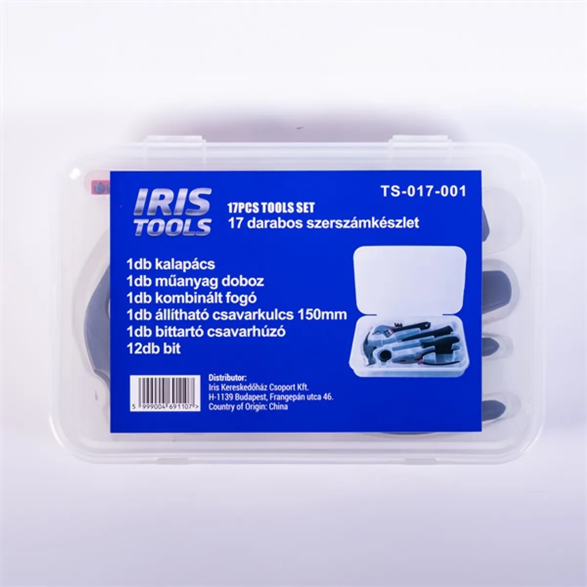 IRIS TOOLS TS-017-001 17 darabos szerszámkészlet #1