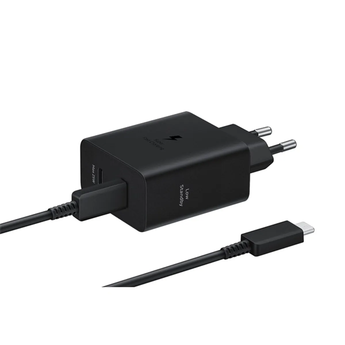 Samsung EP-T5020XBEGEU 50W USB/Type-C fekete hálózati töltő + Type-C kábel #4