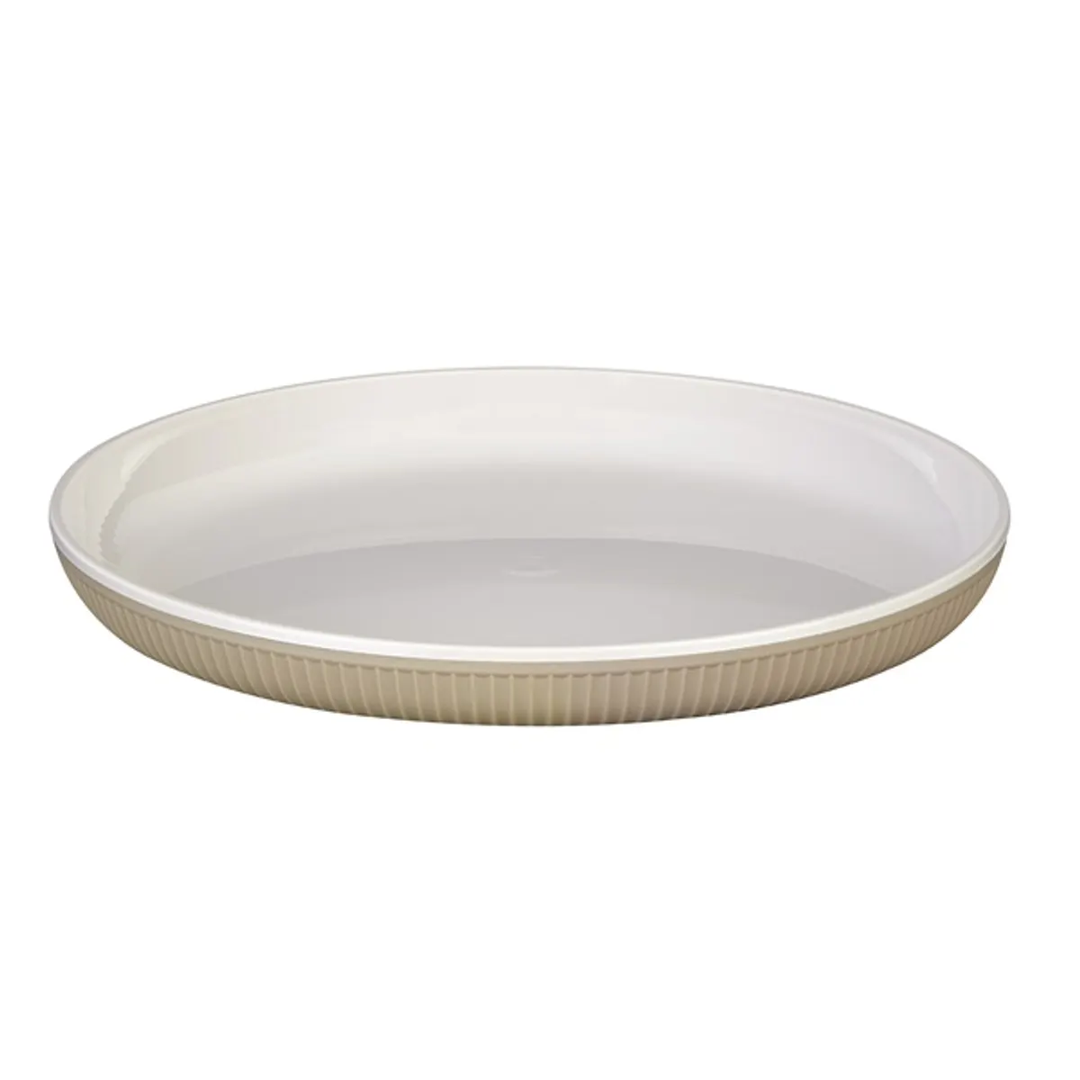 IRIS G-804 SHELL ROUND kétszínű tányér 215mm átmérő 21,5x2,5cm #1