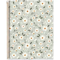 Miquelrius Green Flowers A4 4x30 lap kockás spirálfüzet #1