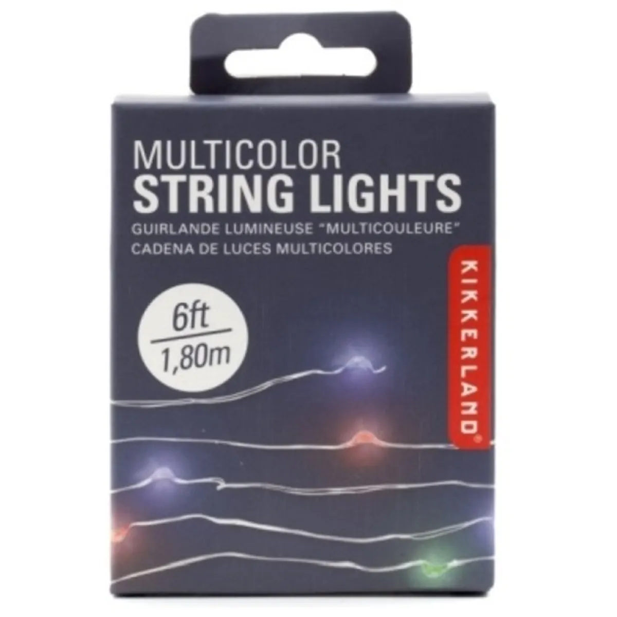 Kikkerland huzal jellegű réz/piros/zöld/kék fényfüzér #5