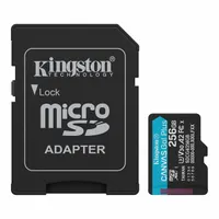 Kingston 256GB SD micro (MicroSDXC V30 U3) SDCG4/256GB memória kártya adapterrel #1