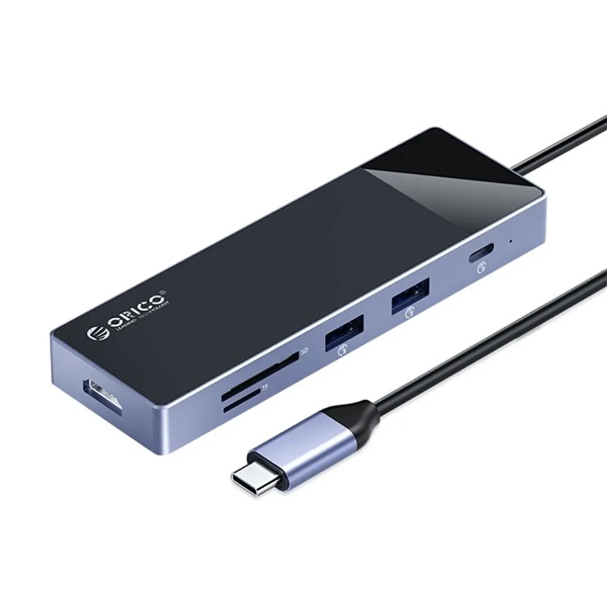 ORICO ORICO-DM-9P-BK-BP 9in1 Type-C USB3.0 x3/USB2.0/USB3.0 c típusú/HDMI/PD100W/TF(microSD)/SD dokkoló #1