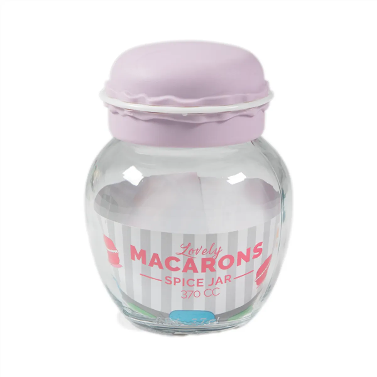 IRIS Macaron üveg fűszertartó 370ml, zöld, fukszia, narancs vagy citromsárga színű HN-1215 #3