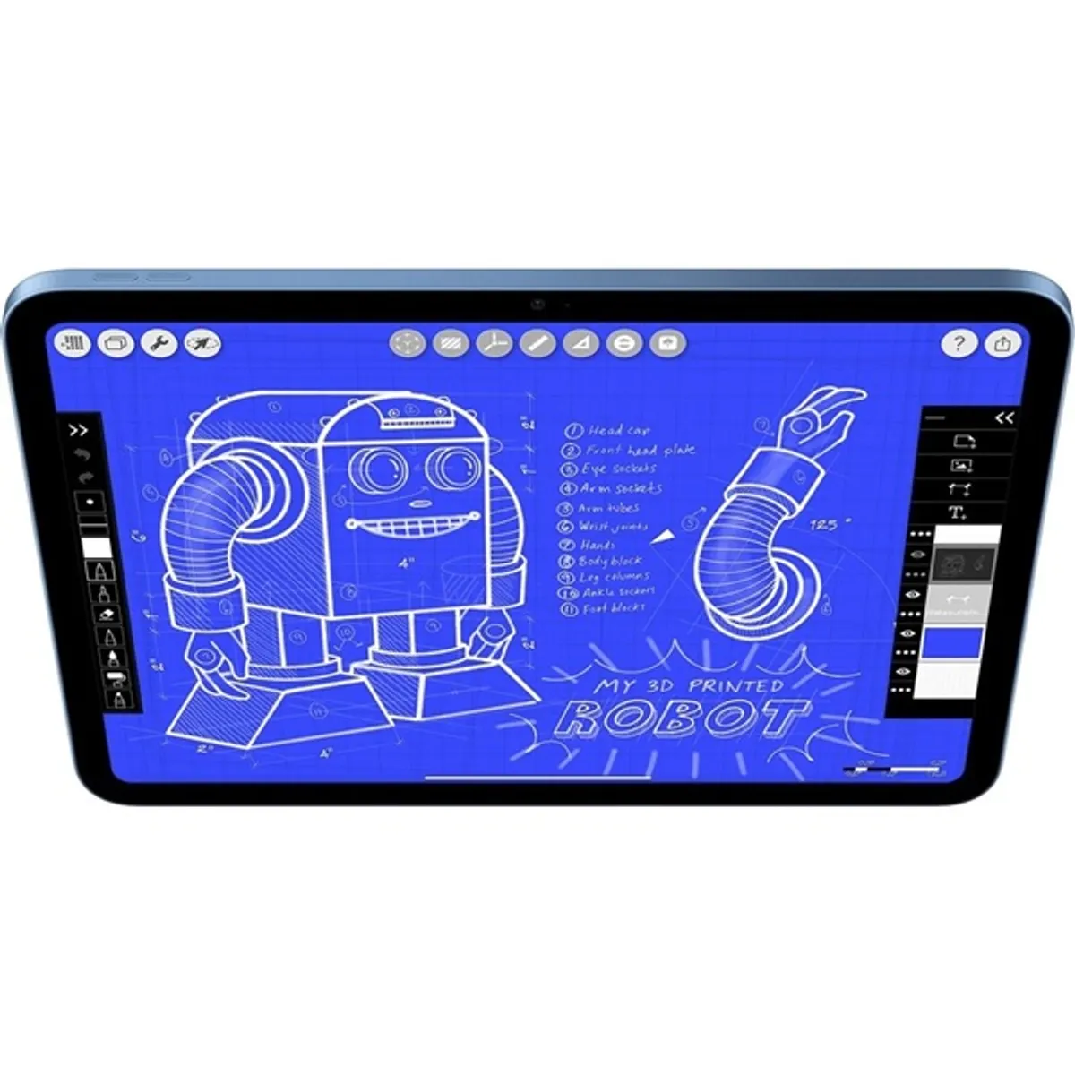 Apple 11" iPad (A16) 128GB Cellular Blue (kék) #4