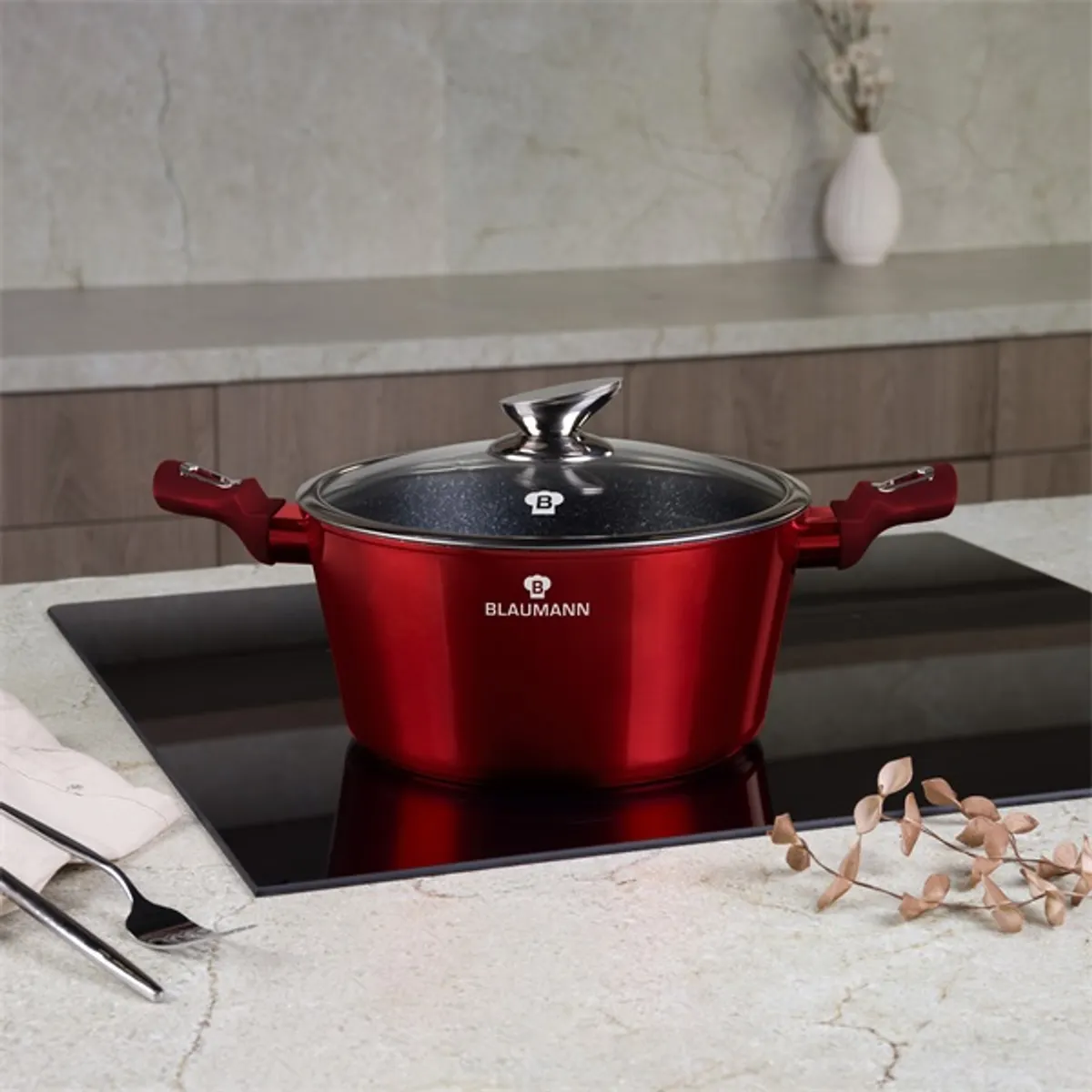 Blaumann BL-3986 Burgundy Collection 4,1L 24 cm lábas fedővel #8