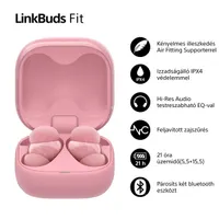 Sony WF-LS910N Linkbuds Fit zajszürős True Wireless Bluetooth rózsaszín fülhallgató #6