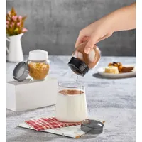 IRIS Mono üveg fűszertartó 210ml, fekete vagy fehér színű HN-1213 #2