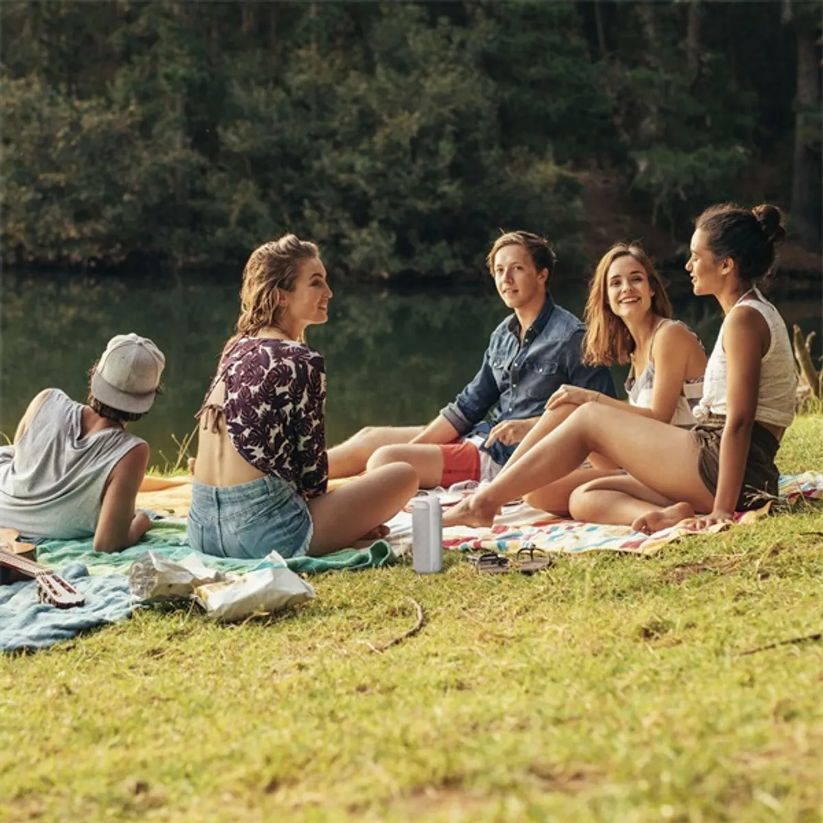 Hama 188201 "PIPE 2.0", 24W fehér bluetooth hangszóró #9