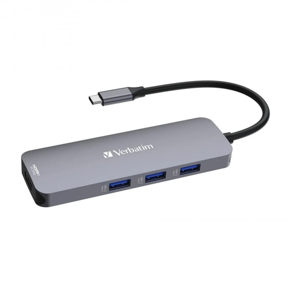 Verbatim 32151 USB-C Pro Multiport CMH-08 8in1 ezüst HUB #3