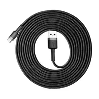 Baseus CATKLF-UG1 Cafule 3m 2A USB A/USB C szürke-fekete adat- és töltőkábel #2