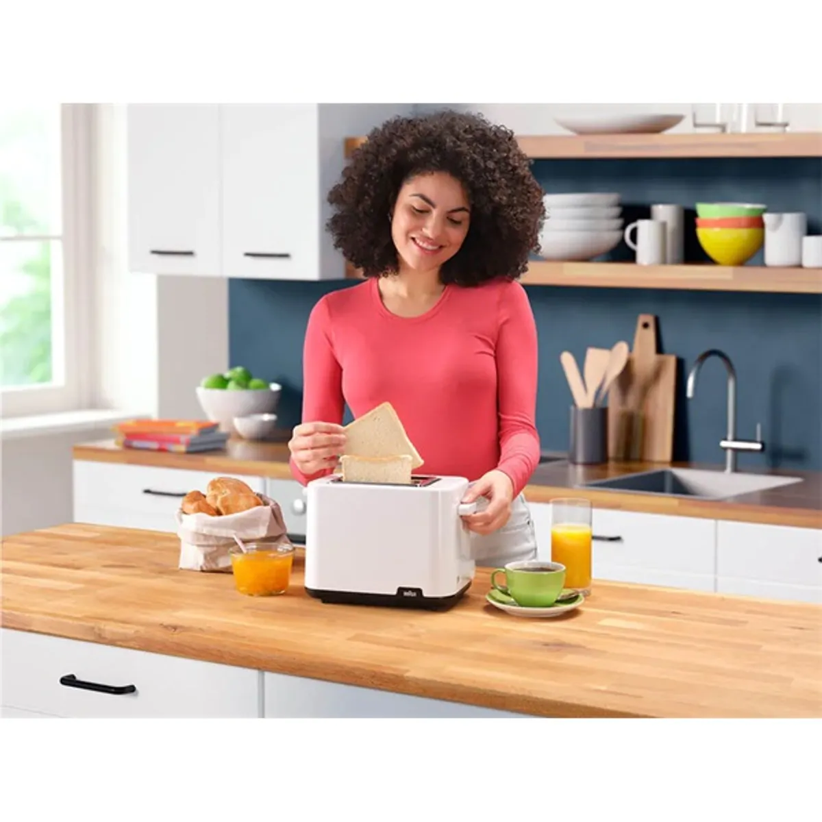 Braun HT 1010WH fehér 2 szeletes kenyérpirító #4