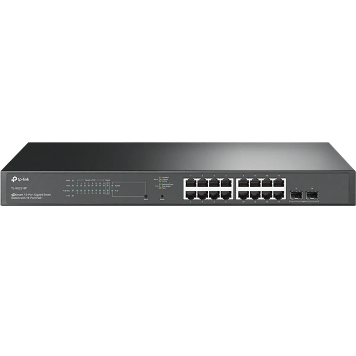 TP-Link TL-SG2218P JetStream 16xGbE PoE+ LAN, 2xGbE SFP port smart menedzselhető PoE+ switch #2