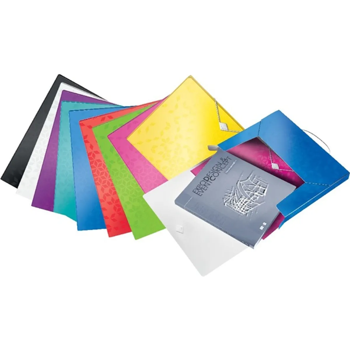 Leitz WOW JUMBO A4 pp piros gumis mappa #8