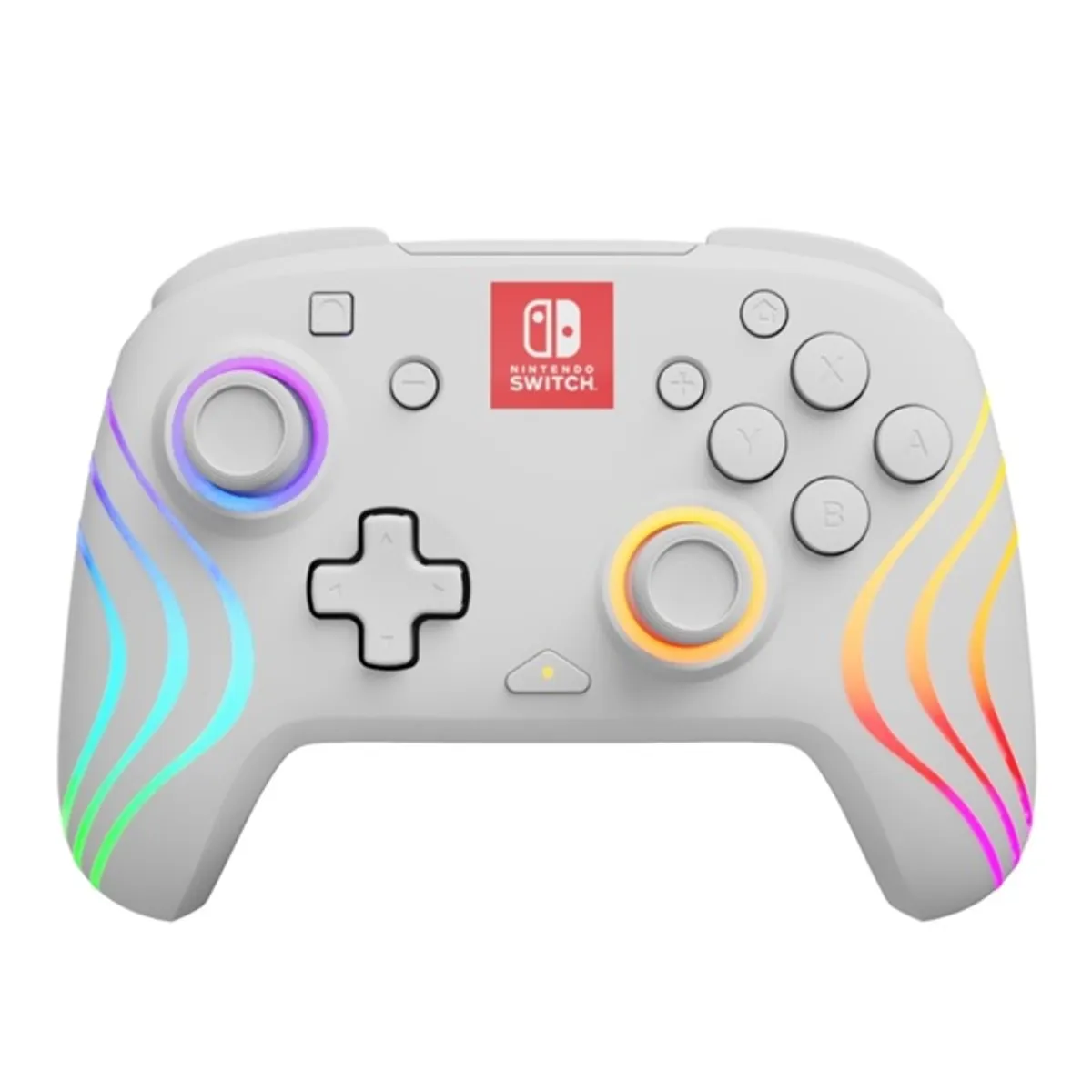 PDP 500-238-WH Afterglow Wave Nintendo Switch/Switch 2 vezeték nélküli RGB LED Lighting fehér kontroller #1