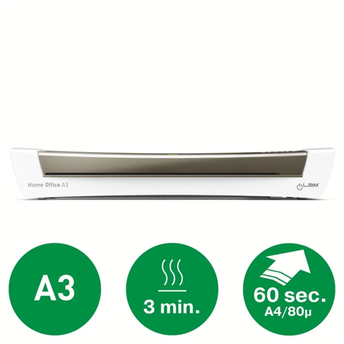 Leitz iLAM Home Office A3 szürke laminálógép #1