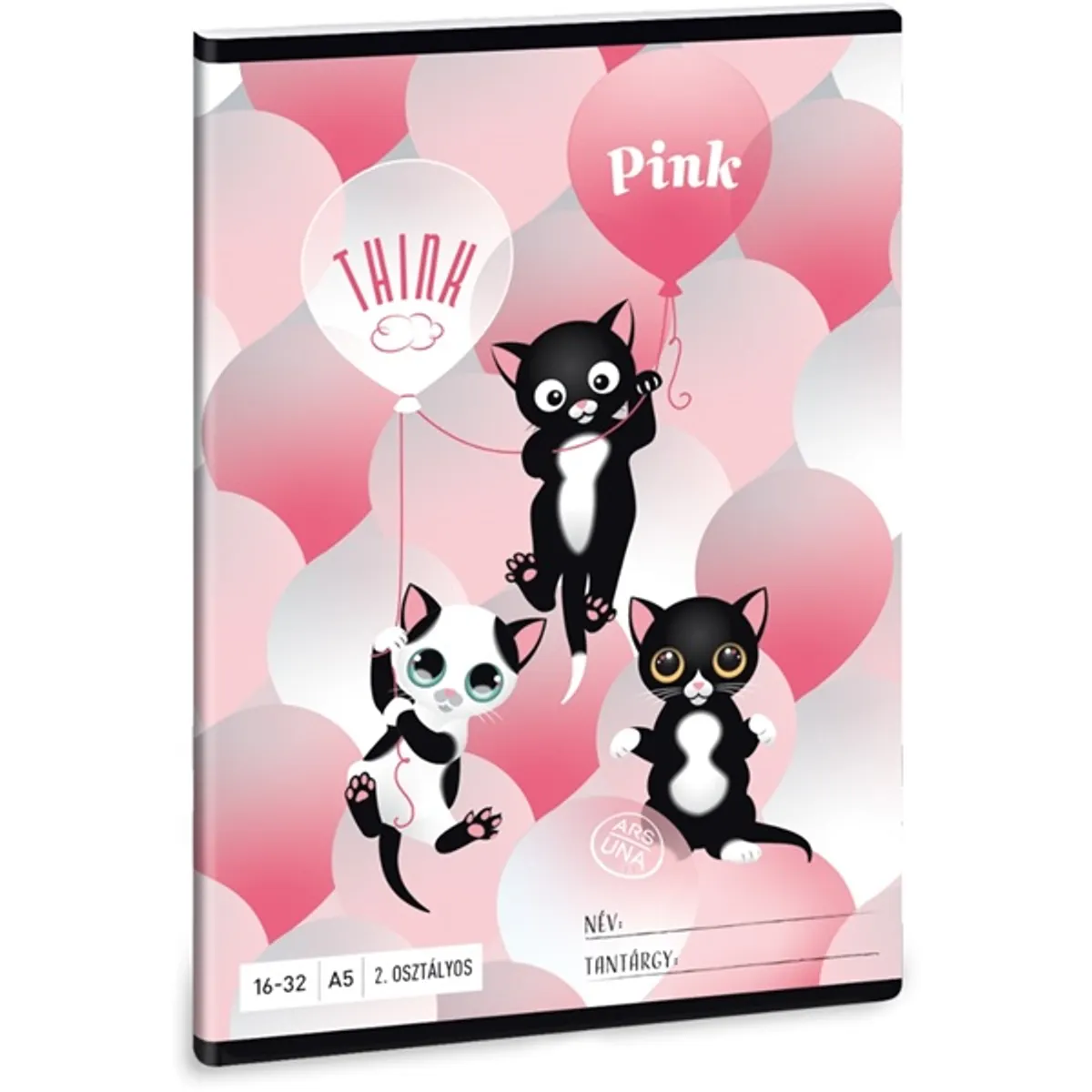 Ars Una Think-Pink A5 16-32 2.osztályos füzet #1