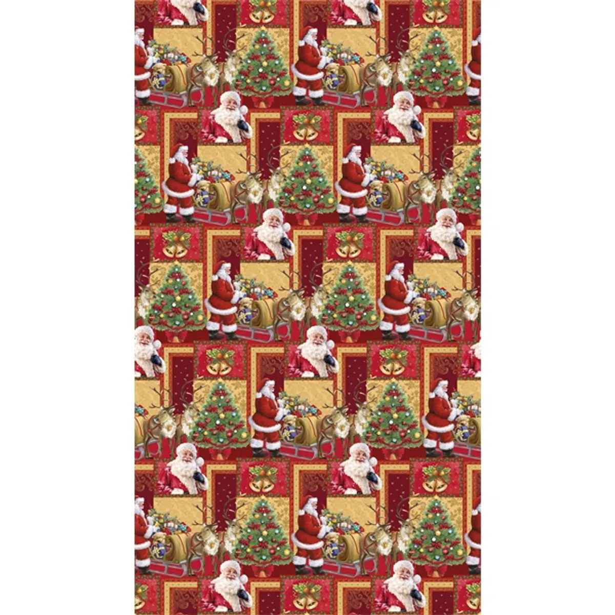 IRIS Karácsonyi tekercses csomagolópapír,  200x70cm, különböző mintákkal, 60g/m2 #10