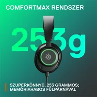 Steelseries Arctis Nova 3 fekete gamer headset #9