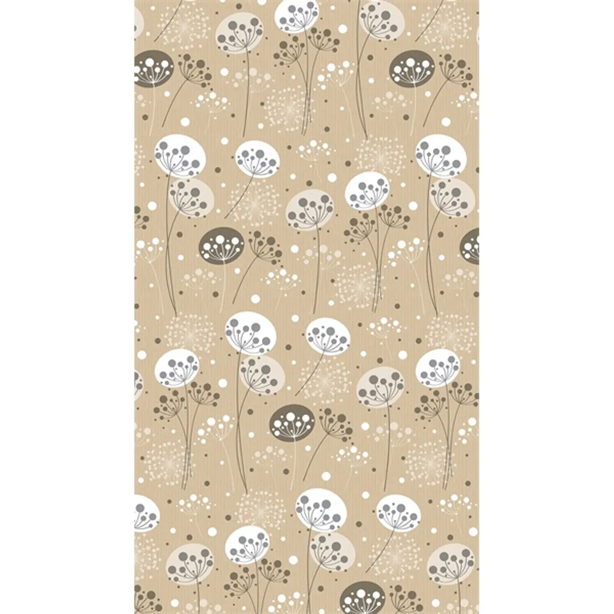 IRIS Karácsonyi tekercses KRAFT csomagolópapír,  200x70cm, különböző mintákkal, 60g/m2 #3